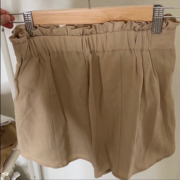 Revolve Tularosa Tan Shorts - Picture 2 of 3